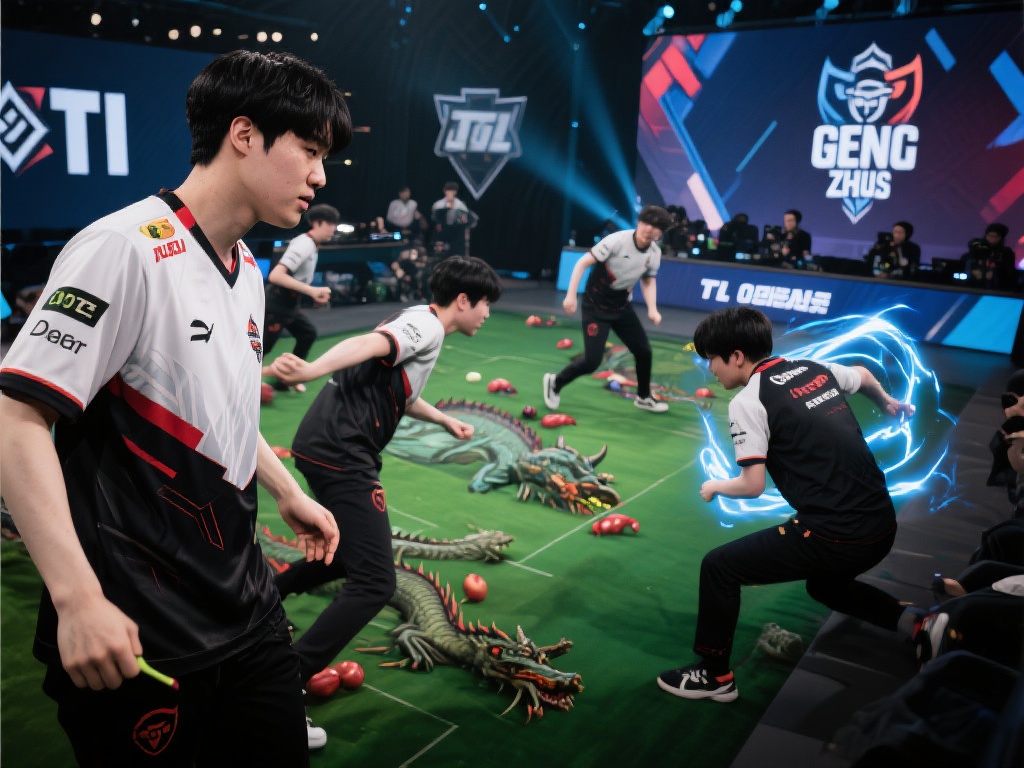 LCK:Doran安蓓萨豪取三杀,T1零换五力夺赛点 与Doran的高光操作相比,T1的表现更